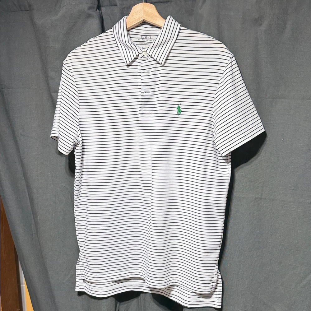 Polo by Ralph Lauren Black and White Striped Shirt